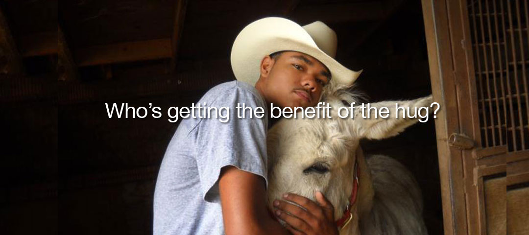 Benefit of a hug Benefit of a hug - Lazy B's Ranch Program